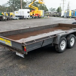 Car Trailer Tandem flat bed 16' x 6' 5"