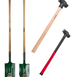 Shovels/sledge hammer etc